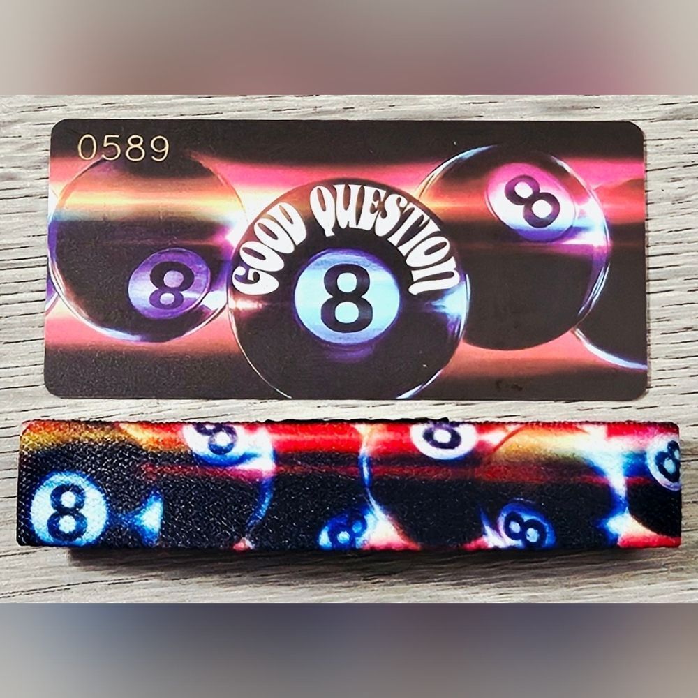 ZOX "GOOD QUESTION"โ#589 INTERACTIVE 8BALL App Excl NEW Collectible Wristband